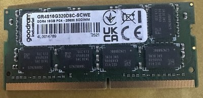 GoodRam 16gb DDR4 SODIMM Laptop Ram 