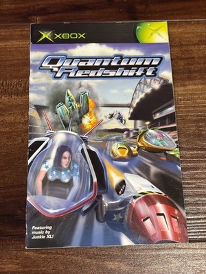 Quantum Redshift Red Shift XBOX Instruction Manual Only