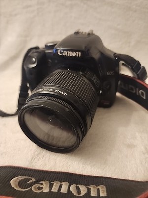 Canon EOS Rebel XSi DSLR Camera w/ 18-55mm Lens Kit + battery
