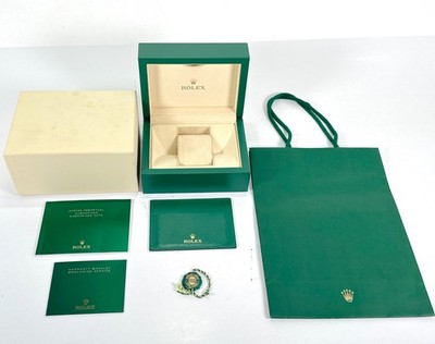 GENUINE ROLEX SUBMARINER watch box case Booklet 39137.04 wave tag 260421008yA