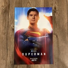 DC Studios Superman 2025 Promotional Poster 17x11.5