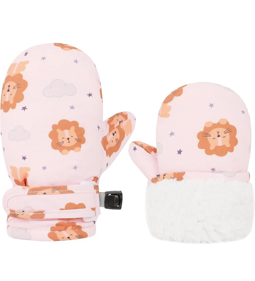 (6-24M) Toddler Gloves Kids Mittens Winter Waterproof