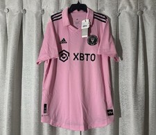 Inter Miami CF 22/23 Home Messi Adidas Authentic Soccer Jersey Size L NWT JE9705