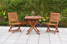 MX Gartenmöbel Set Cordoba 3 tlg. Balkonmöbel Holzmöbel Bistromöbel Campingmöbel