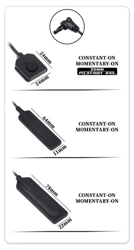 WADSN 战术压力控制开关 适用于 M300 M600 系列手电筒 SF 插头 - 第 12 张/共 21 张