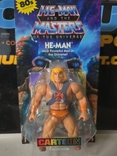 MASTERS OF THE UNIVERSE CARTOON COLLECTION HE-MAN FIGURE  ORIGINS  UNPUNCHED