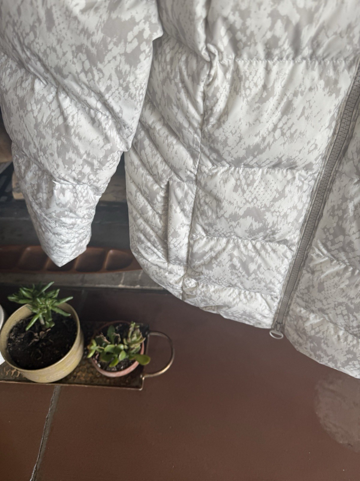 ATHLETA Downtown Printed Jacket in Python Seasalt… - image 3