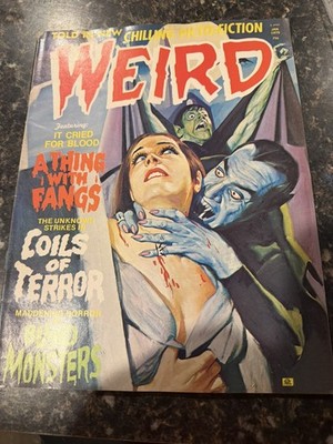 Jan. 1975 WEIRD Vol 9 # 1 WEIRD Terror Shock Suspense Horror in Very Good Cond.