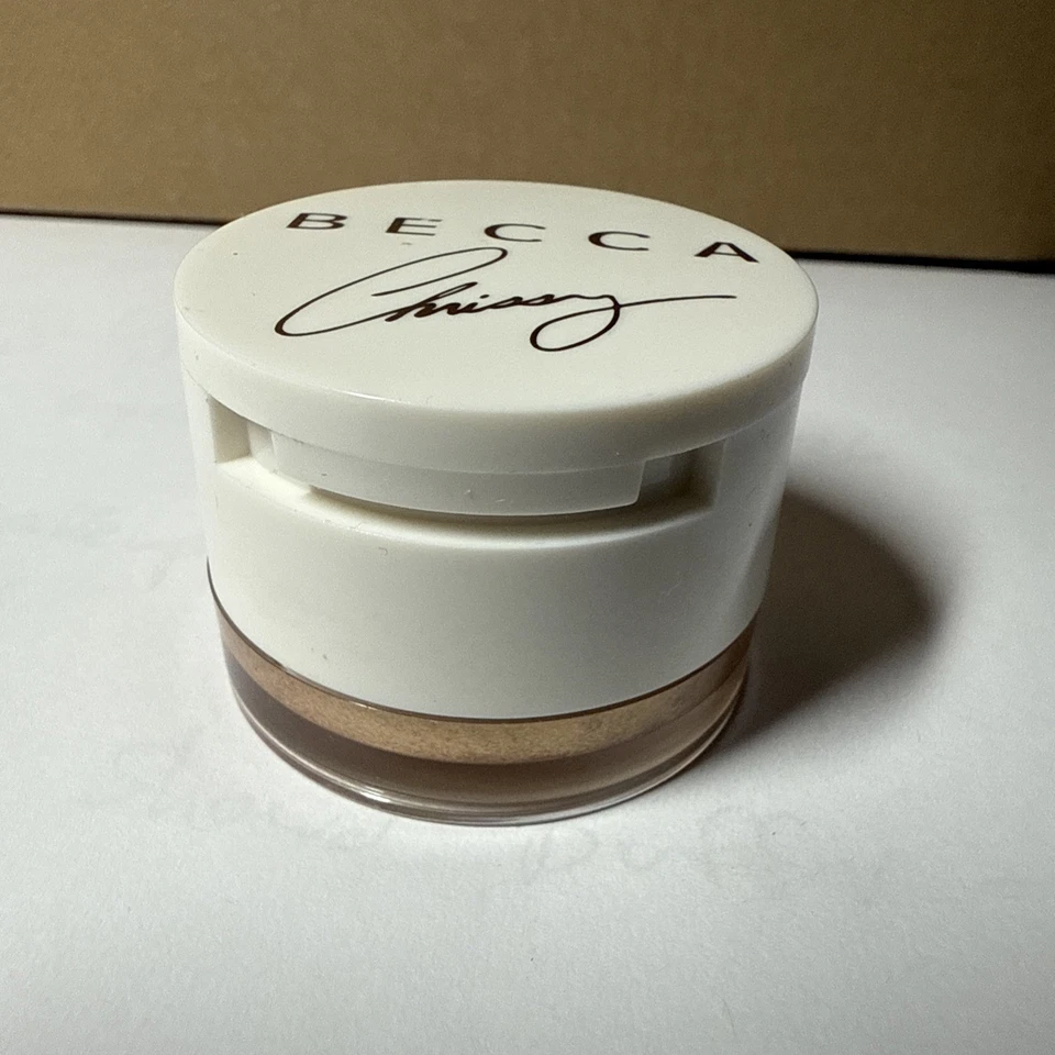 Becca-Chrissy-Glow Souffle Eyeshadow Highlighter Duo-CINNAMON CHURRO NWOB - Image 2 of 4