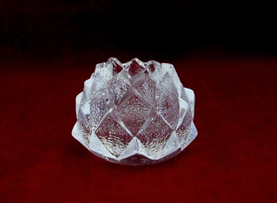 Orrefors Teelichthalter ''Nimbus-Artischocke'' / Design Berit Johansson / h = 7 cm
