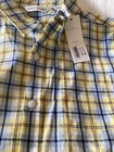 janie and jack boys new with tags size 12 blue and yellow plaid oxford shirt — photo 7