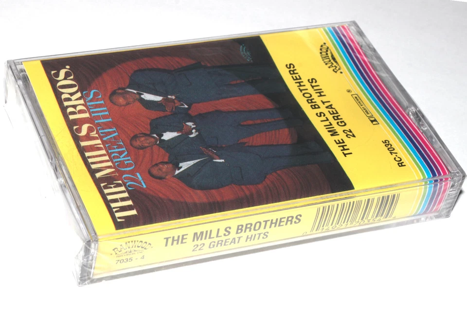 The Mills Brothers - 22 Great Hits (Cassette Tape 1985) RC-7035 NEW SEALED - Image 3 of 4