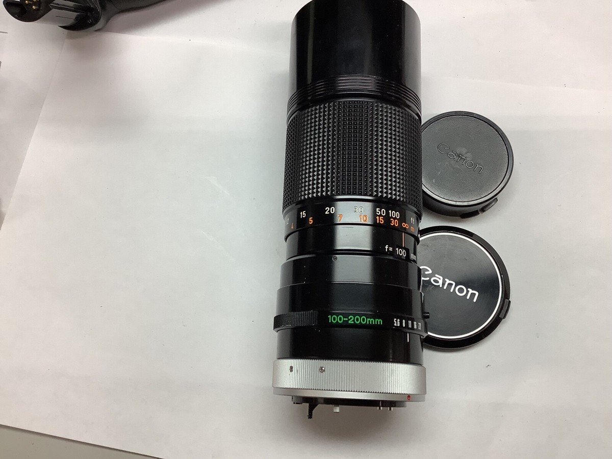 Canon FD 100-200mm f5.6 SC S.C. MF Telephoto Zoom FD Lens Mount | eBay