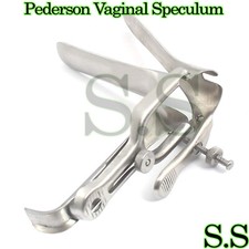 Pederson Vaginal Speculum Medium OB/GYN Pelvic Exam Surgical Inst German Grade