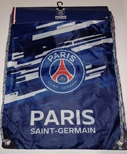 Paris Saint-Germain Football Club Drawstring Gym Soccer bag backpack New!