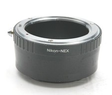 Unbranded Lens Adapter For Nikon F Lenses TO Sony NEX Cameras. Nikon-NEX.