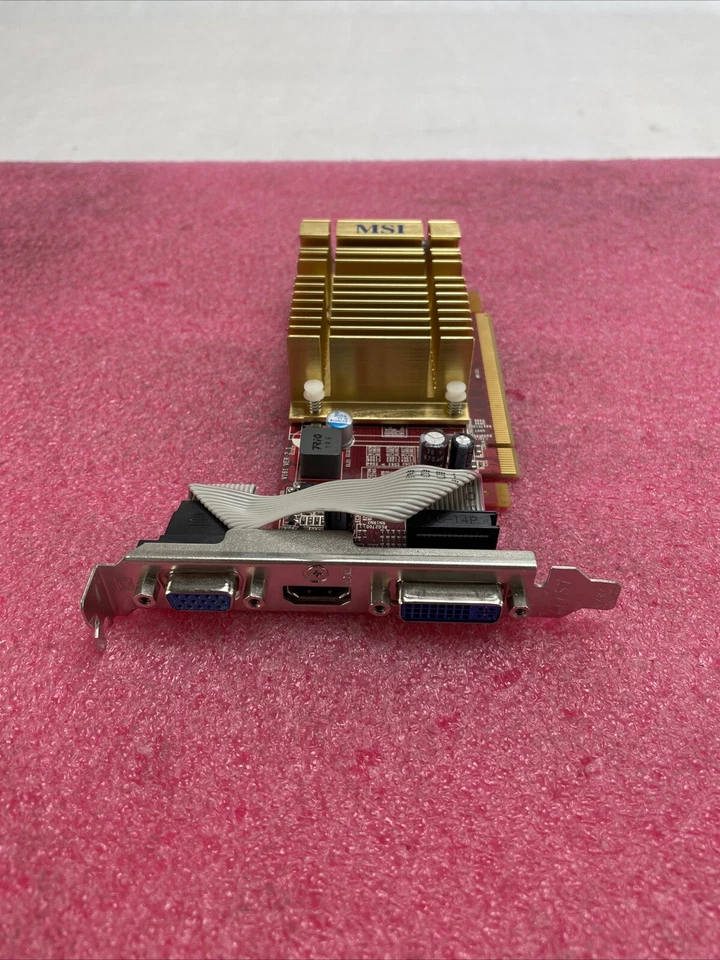 R4350-MD512H Video Card MSI ATI Radeon HD 4350 512MB 64-bit HDMI VGA DVI DDR2 - Image 4 of 4