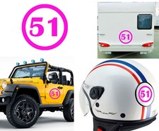 Number 51, Sticker Vinyl Version 1b