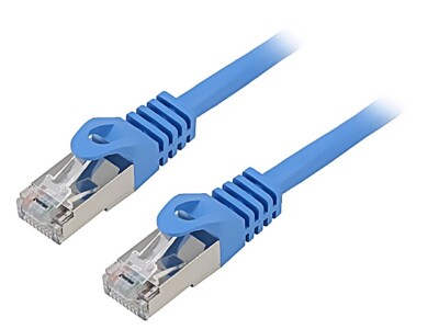PCU5-10CC-0300-B Patch cord U/UTP 5e Line CCA PVC blau3 meter26AWG Adern: 8 1Stk