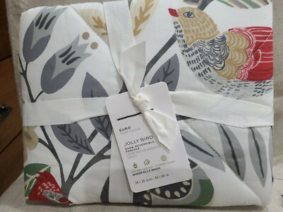 Pottery Barn Jolly Bird Sham Euro Quilted multiples available