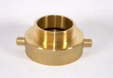 Lansdale Valve 2-1/2" FNST x 2" MNPT Brass Hydrant Reducer, 350-125-01960