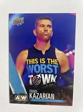 FRANKIE KAZARIAN No. 27 AEW 2021 Trading Card All Elite Wrestling First Edition