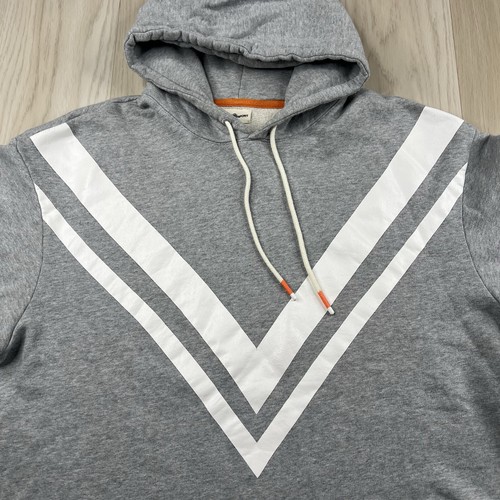 Tory Burch French Terry Chevron Pullover Sudadera con Capucha Para Mujer Talla S Pequeña Gris Claro - Imagen 9 de 15