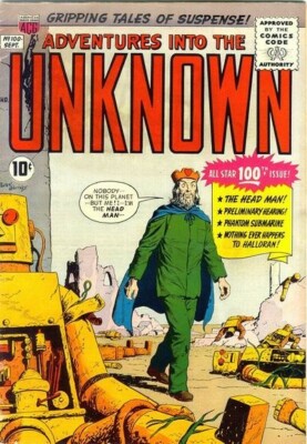 ADVENTURES INTO THE UNKNOWN 1-174 FULL RUN ON DVD ROM VINTAGE ACG MYSTERY COMICS