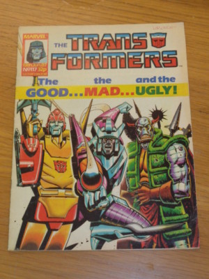 TRANSFORMERS #117 13TH JUNE 1987 BRITISH WEEKLY MARVEL UK COMIC*