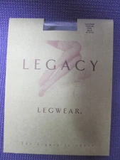 LEGACY LEGWEAR BODY SHAPER PANTYHOSE, BLACK, SIZE E