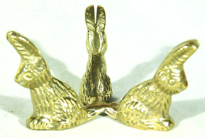 Sphere Display Stand Brass / Gold Color Rabbit Design Medium Size