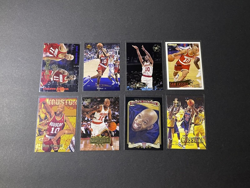 Sam Cassell 8 Card Lot - Houston Rockets (2)