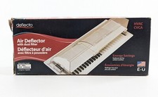 Deflect-O 4 cale H X 9-1/5 cala W 1-drożny przezroczysty plastikowy deflektor powietrza