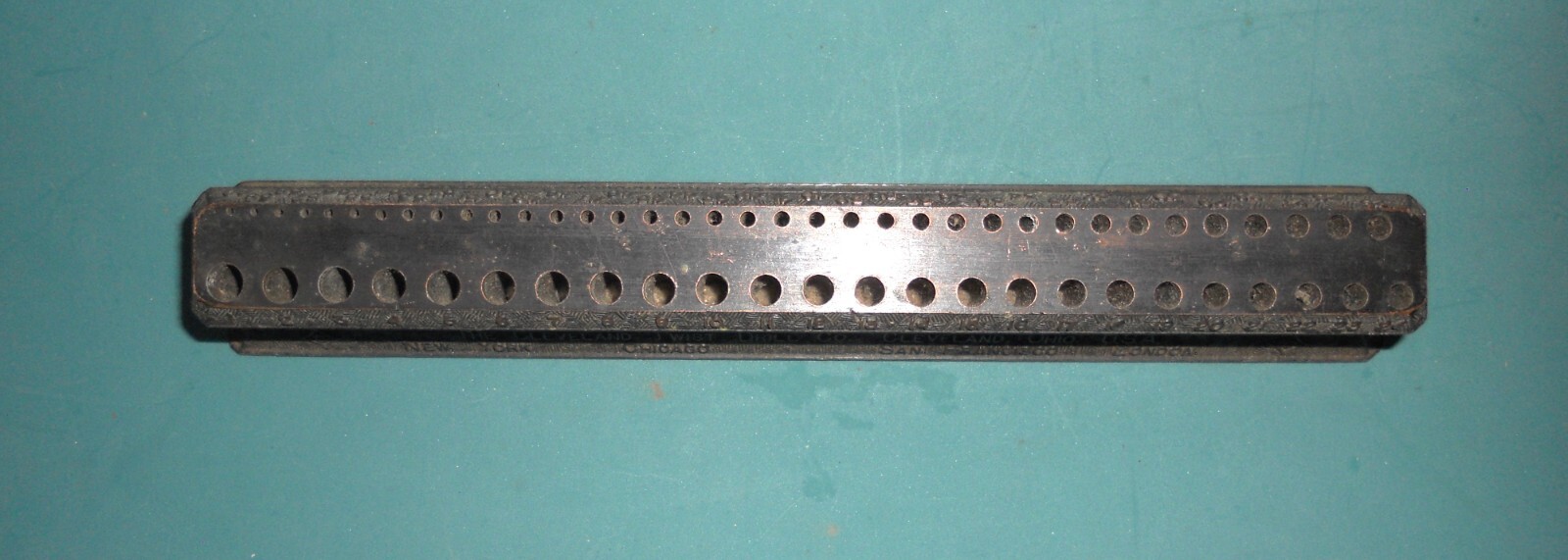 VINTAGE CLEVELAND TWIST DRILL INDEX STAND FOR NUMBER DRILLS, NICE! eBay