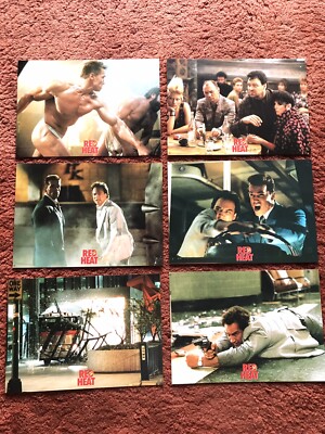 Red Heat Aushangfotos 6 Stck. Arnold Schwarzenegger, Belushi