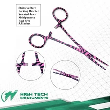 Watch Repair Jewelry Handling Locking Pliers Straight 5.5" Full Serrated Jaws 