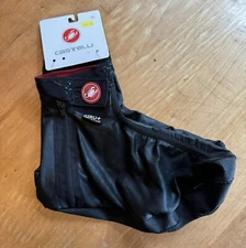 Castelli Pioggia Cycling Shoecover Black 2XL Unisex Giro + H20 Shield NWT