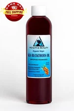SEA BUCKTHORN OIL UNREFINED ORGANIC EXTRA VIRGIN CO2 EXTRACTED PREMIUM PURE 8 OZ