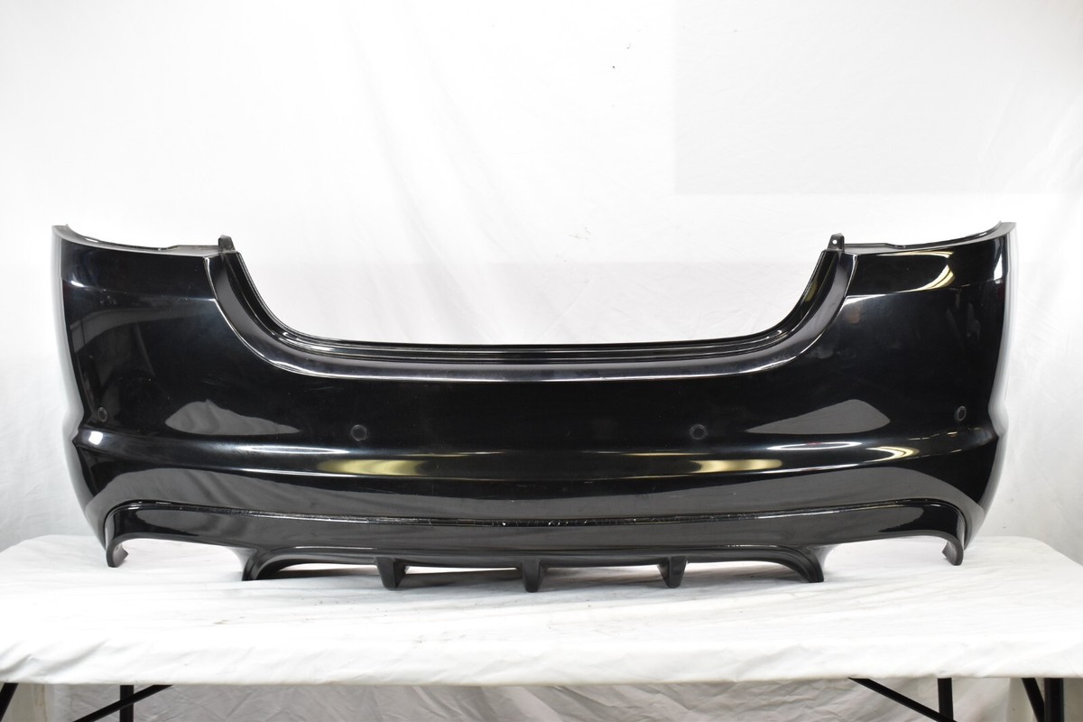 ✓ Rear Bumper Cover Black 2012-2015 Jaguar XF w/Sensor Holes 8X23