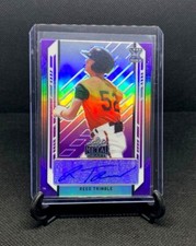 REED TRIMBLE 2021 Leaf Metal Draft Purple Prismatic Auto Prospect RC /25