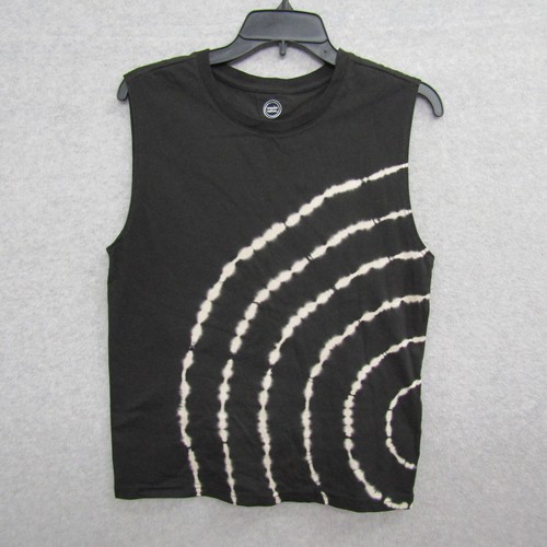 Wonder Nation Boys Shirt Size L (10-12) Black Sleeveless Pullover Casual