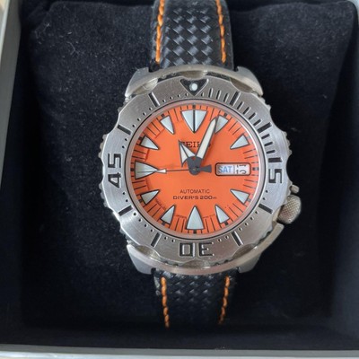 seiko orange monster ebay