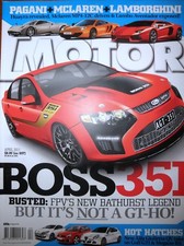 Motor Mag 2011 Megan RS Golf GTi Alfa Giulietta FPV GT-P Boss 351 HSV V Senator 