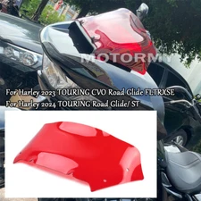9inch Wave Wind Screen Red Windshield Fit For Harley Road Glide FLTRX 2024-2025