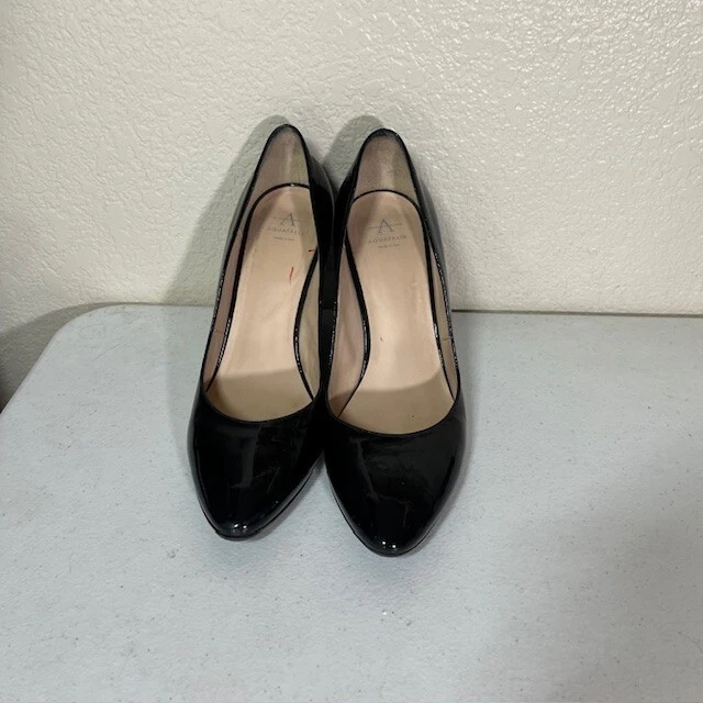 Zapatos de tacón de cuña Aquatalia para mujer 9,5 charol negro Foto 3 de 4