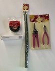 Floral Arrangement Supplies-Green Floral Stem Wires, Tape, Adhesive, And Cutters