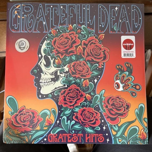 GRATEFUL DEAD GREATEST HITS LP NEW SEALED TARGET GREEN VINYL 60TH ANNIVERSARY LP