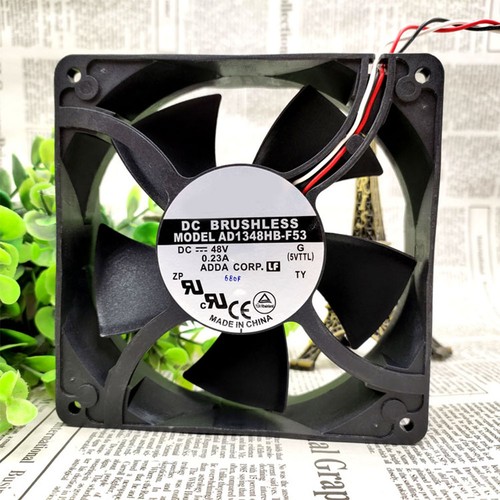For ADDA AD1348HB-F53 120*120*38mm 48V 0.23A Axial Cooling Fan 3pin - 第 1/2 張圖片
