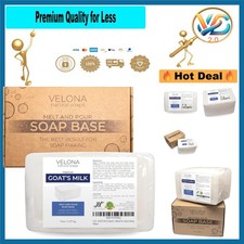 Goats Milk Soap Base 5lb Melt  Pour SLS/SLES-Free Natural Moisturizing