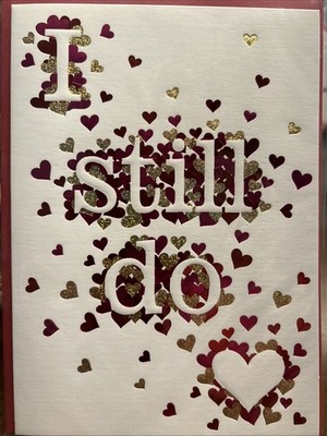 Papyrus Romantic  I Still Do Now And Forever I Love You  Card Couple Love  